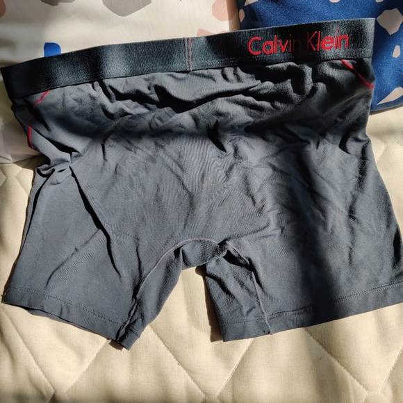 CK Pro Stretch Reflex Boxer Brief, Large, Grey/Red - Picture 2 of 2